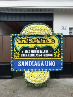 Papan Bunga Duka di Kartasura